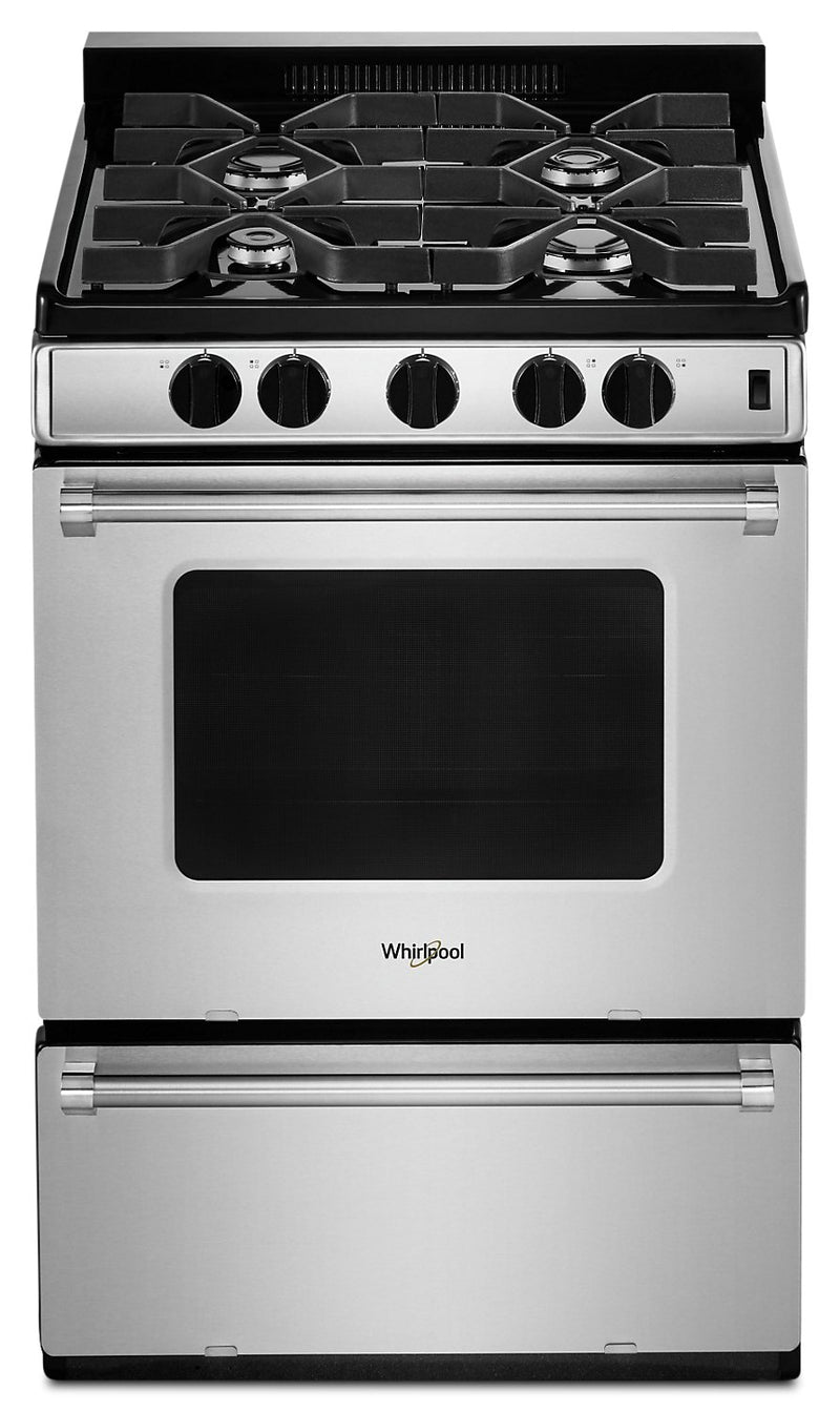 Whirlpool 24-Inch 3.0 Cu. Ft. Freestanding Gas Range - WFG500M4HS