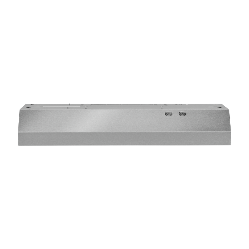 Whirlpool Stainless Steel 30" 270 CFM Range Hood with Dishwasher-Safe Full-Width Grease Filter - WVU17UC0JS