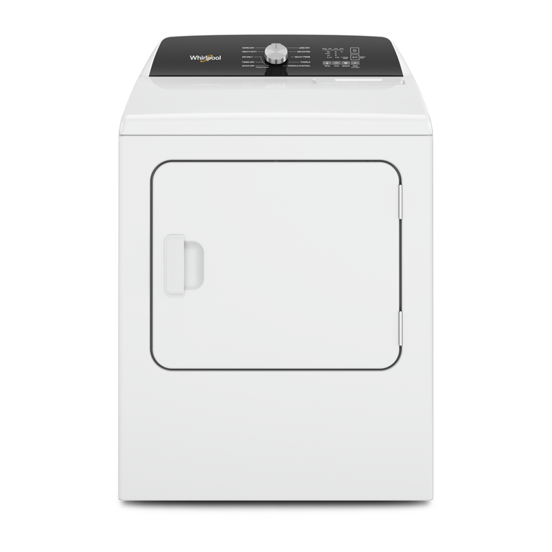 Whirlpool White Electric Dryer with Moisture Sensing (7.0 Cu.Ft) - YWED5010LW