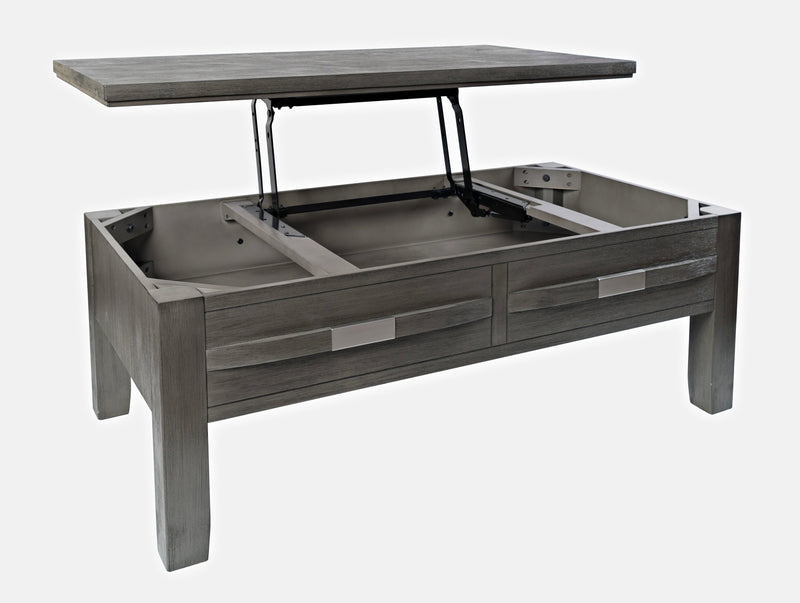 Vizela Coffee Table with Lift-Top - Grey