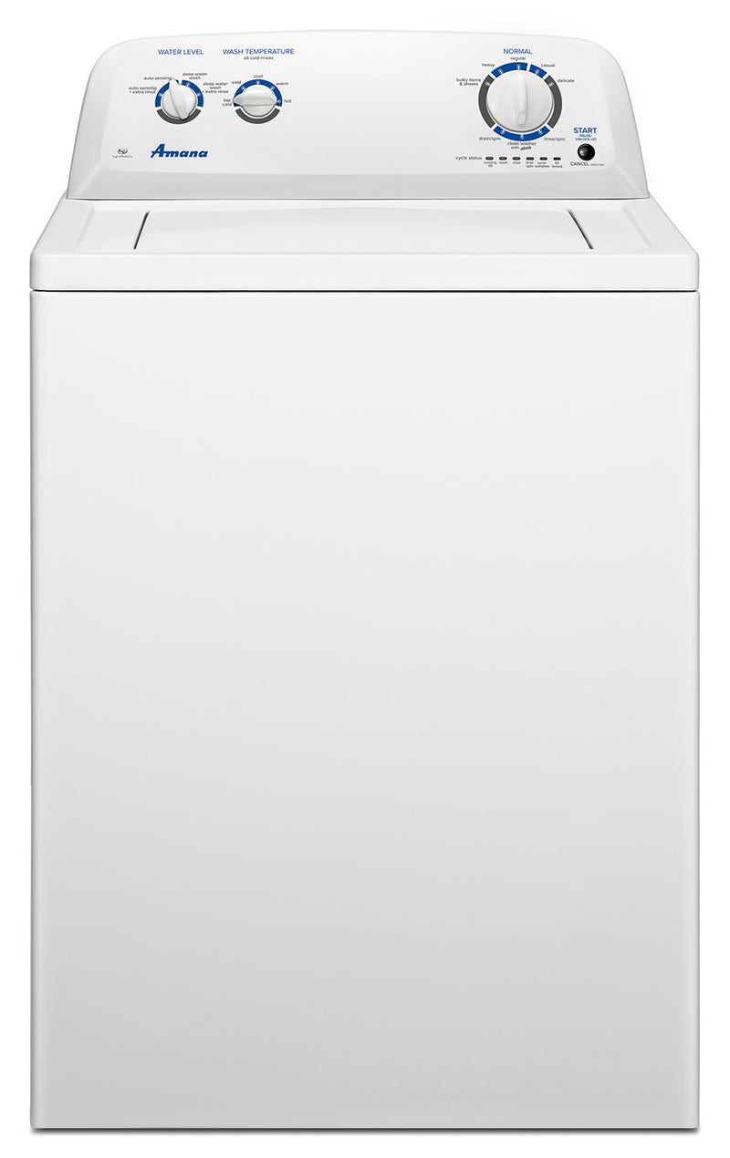 Amana 4.0 Cu. Ft. Top-Load Washer with Dual Action Agitator - NTW4516FW