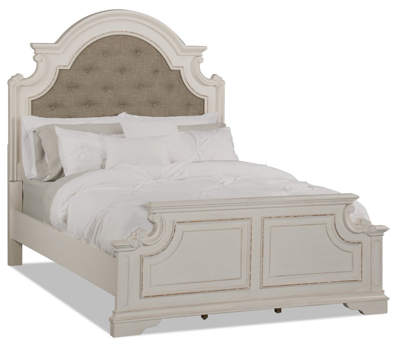 Aurelia Queen Bed - Antique White
