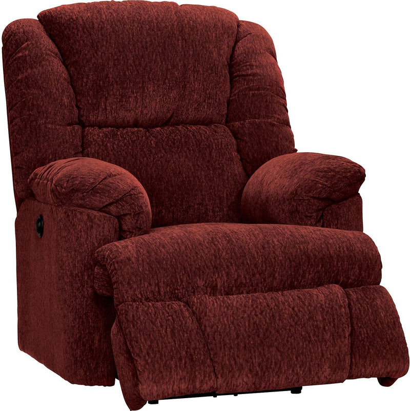 Torbay Chenille Power Recliner - Red
