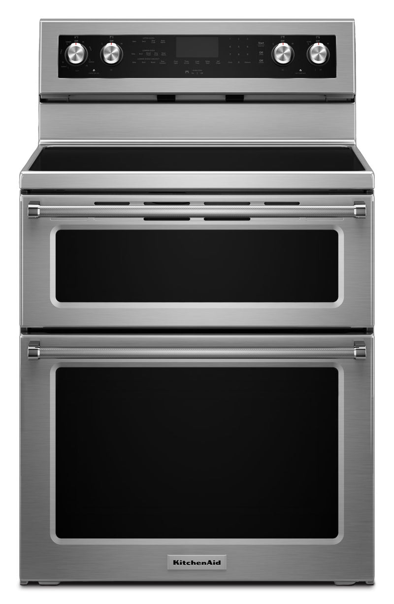 KitchenAid 30" Electric Double Oven Convection Range