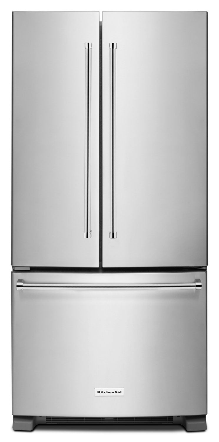 KitchenAid 22.1 Cu. Ft. French Door Refrigerator with Interior Water Dispenser - Stainless Steel