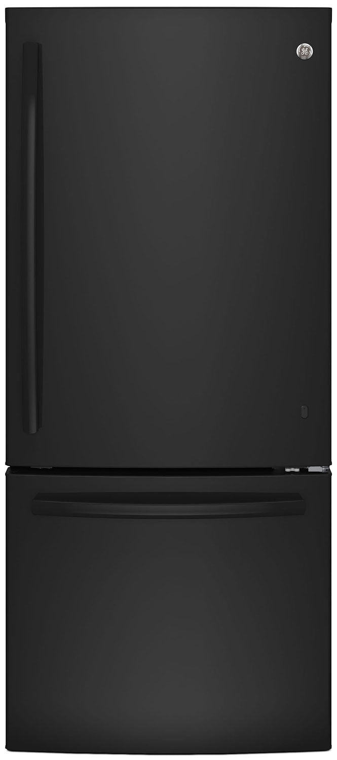 GE 20.9 Cu. Ft. Bottom-Freezer Refrigerator - GBE21AGKBB