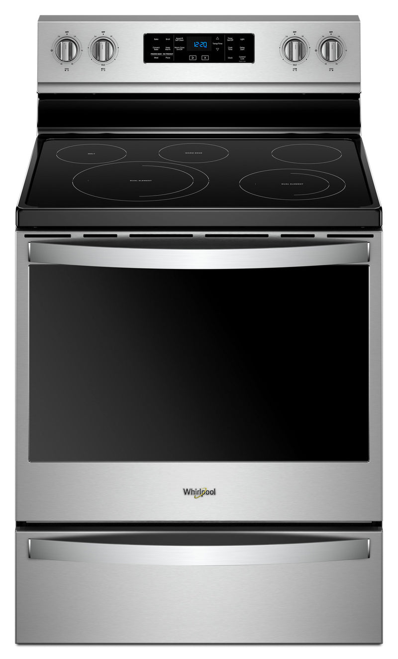 Whirlpool® 6.4 Cu. Ft. Freestanding Electric Range with Frozen Bake™ Technology - YWFE775Z