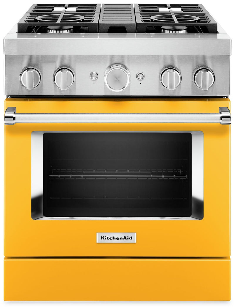 KitchenAid 30'' Smart Commercial-Style Gas Range - KFGC500JYP
