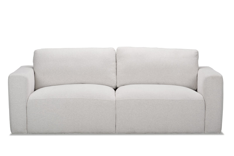 Bassett Chenille Sofa - Light Grey