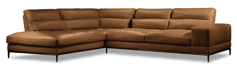 Colona 2-Piece Left-Facing Sectional - Brown