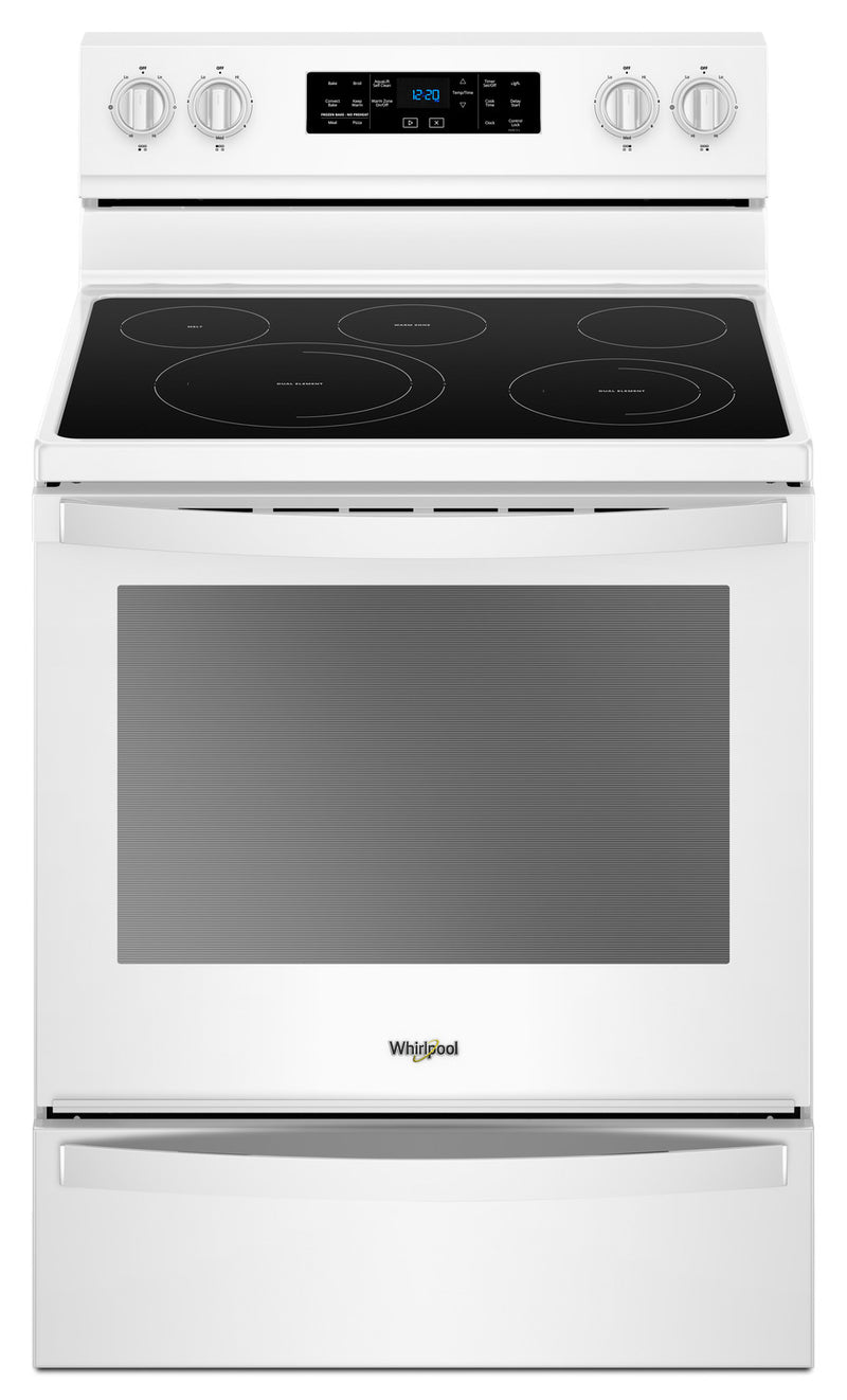Whirlpool® 6.4 Cu. Ft. Freestanding Electric Range with Frozen Bake™ Technology - YWFE775W