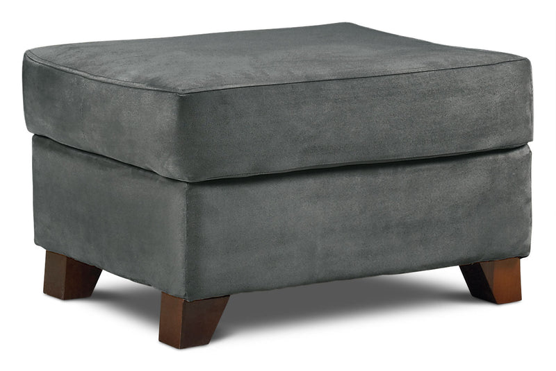 Breton Ottoman - Dark Grey