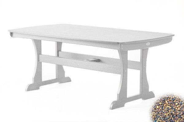 POLY LUMBER Caribbean Shores Counter-Height Table - White