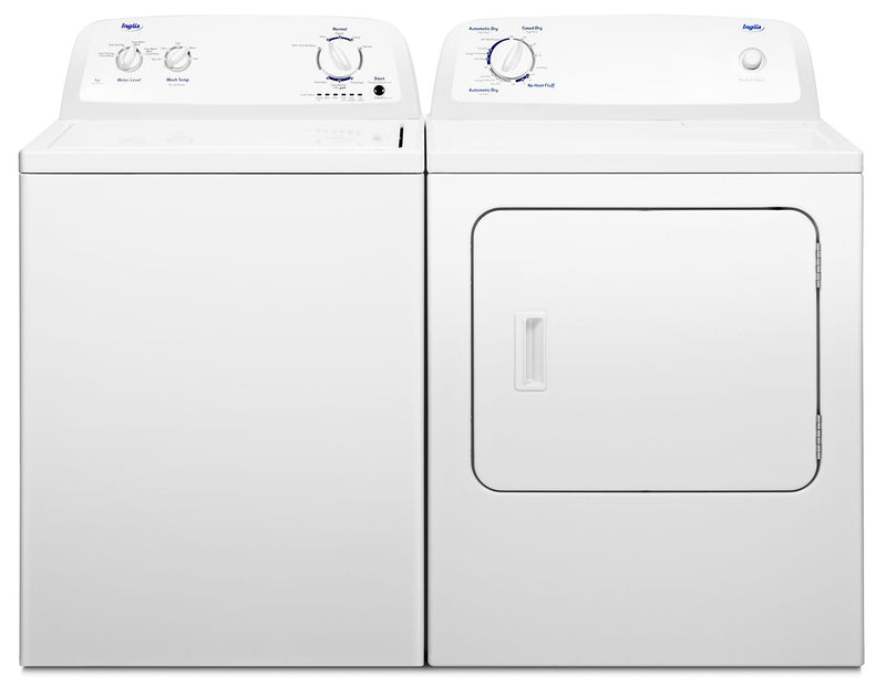 Inglis 4.0 Cu. Ft. Top-Load Washer and 6.5 Cu. Ft. Electric Dryer - White