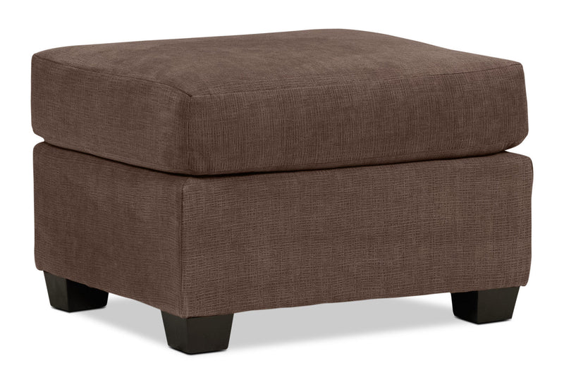 Knox Ottoman - Light Brown