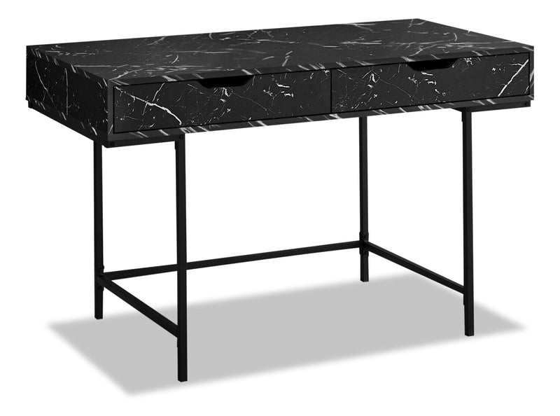 Gary Desk - Black Marble-Look