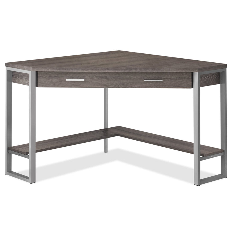 Fulton Corner Desk - Dark Taupe