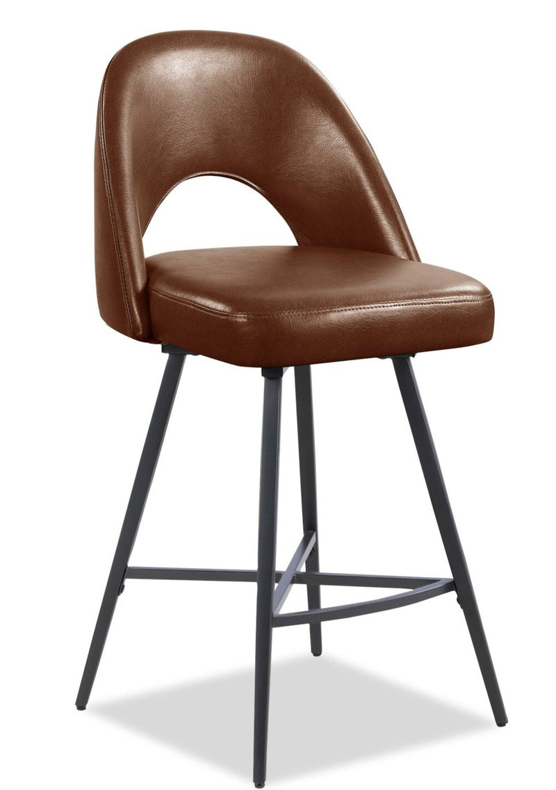 Elman Counter-Height Stool - Brown