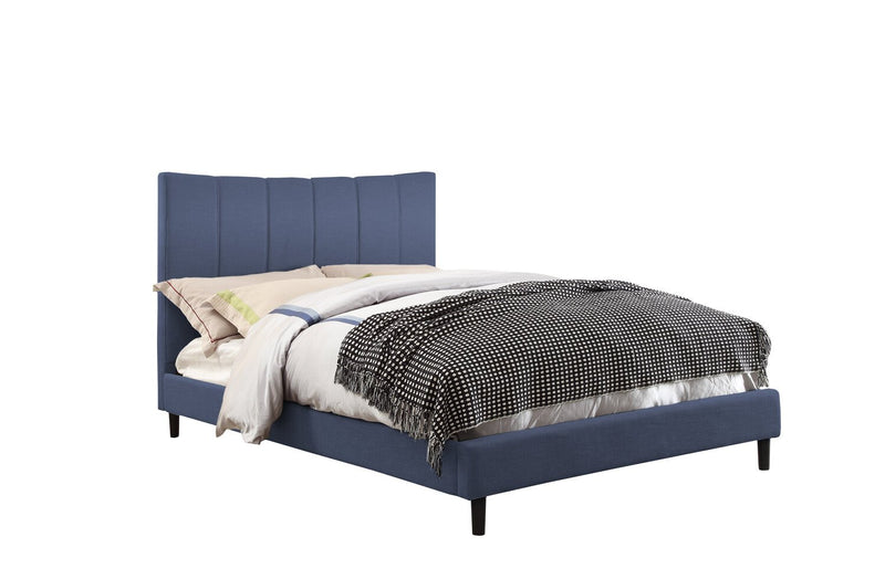 Caterina Platform Queen Bed - Navy