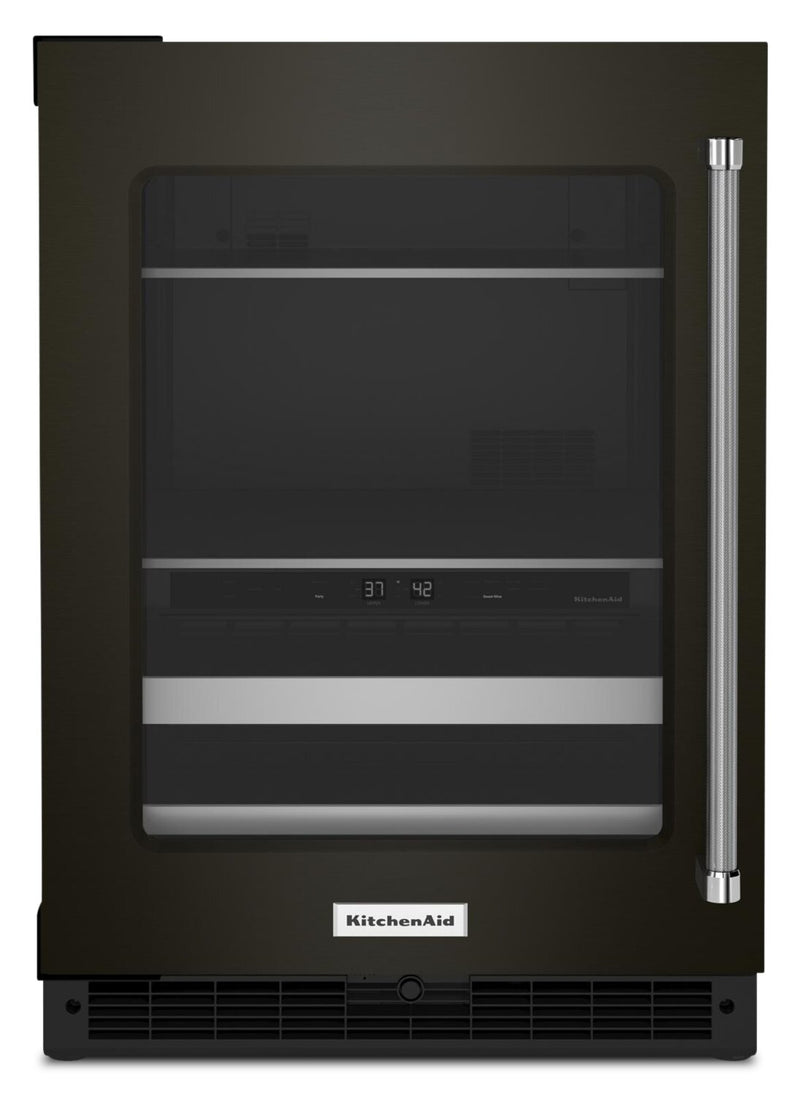 KitchenAid 4.9 Cu. Ft. 14-Bottle Beverage Centre with Left-Swing Door - KUBL314KBS