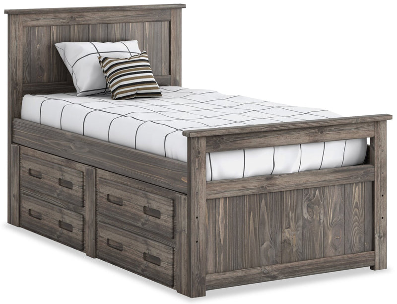 Linden 4-Drawer Twin Storage Bed