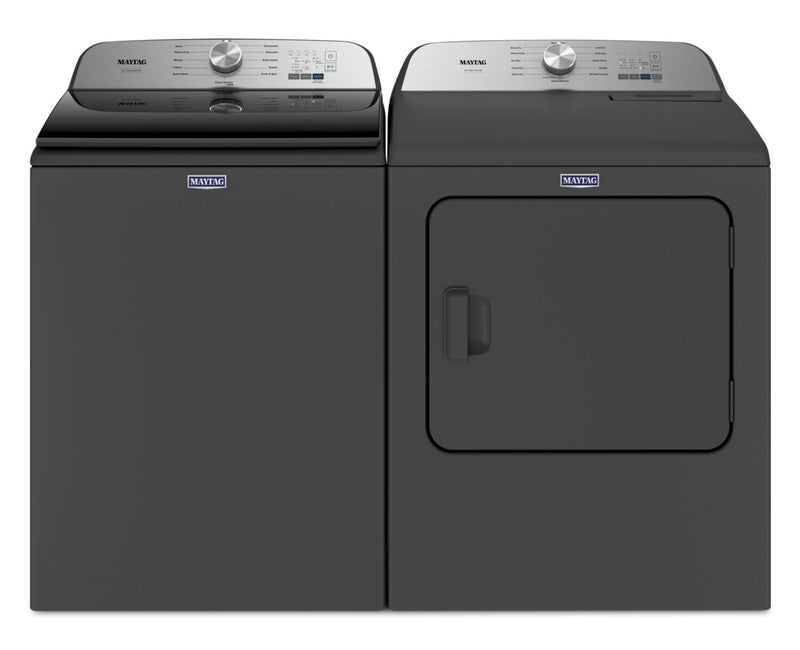 Maytag 5.4 Cu. Ft. Pet Pro Top-Load Washer and 7 Cu. Ft. Gas Dryer - MVW6500B/MGD6500B