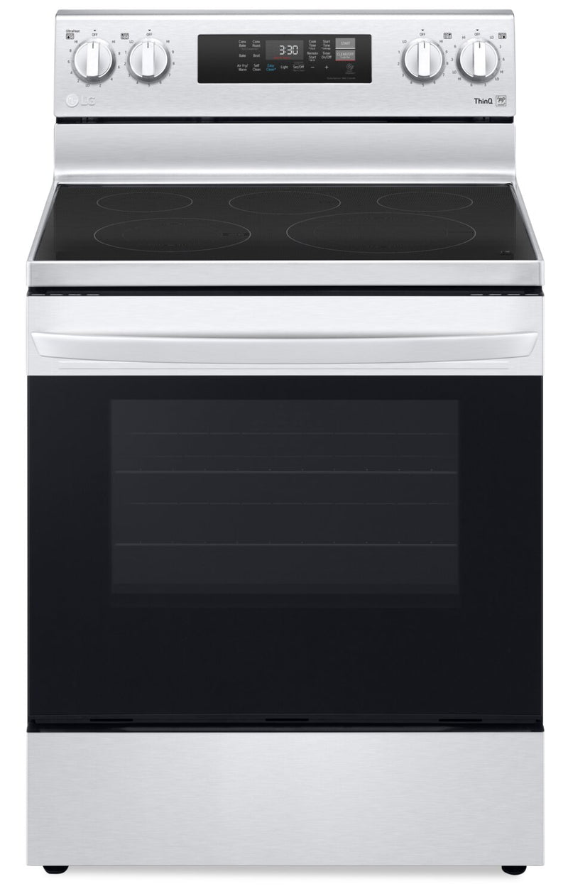 LG 6.3 Cu. Ft. Smart Convection Electric Range with Air Fry - LREL6323S - Electric Range in Stainless Steel