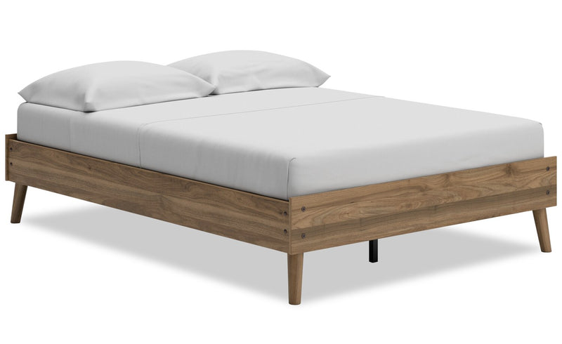 Caramat Full Platform Bed - Brown