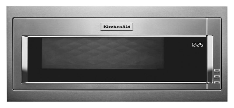 KitchenAid 1.1 Cu. Ft. Built-In Low Profile Microwave and Slim Trim Kit - YKMBT5011KS