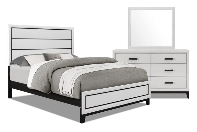 Kate 5-Piece Queen Bedroom Package - White - Bedroom Package