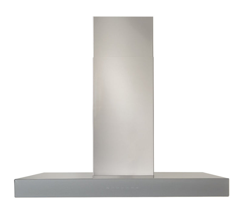 Venmar Ispira 30" Chimney Range Hood - WCB3I30SBS - Range Hood in Stainless Steel with Brushed Grey Glass
