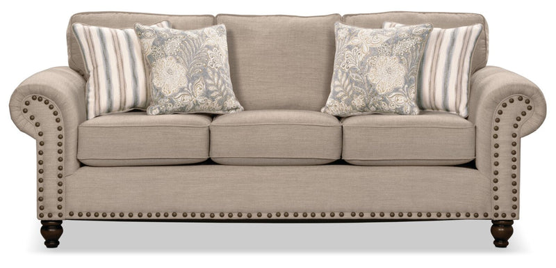 Norden Chenille Sofa - Beige