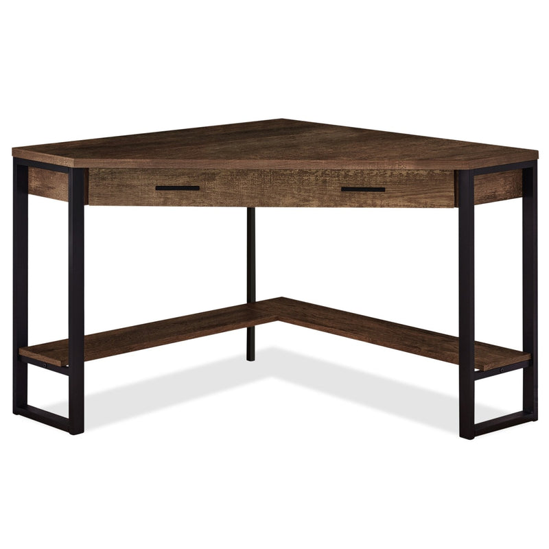 Fulton Corner Desk - Brown