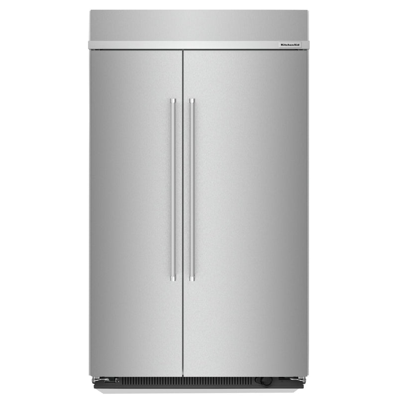 KitchenAid 30 Cu. Ft. Built-In Side-by-Side Refrigerator - KBSN708MPS
