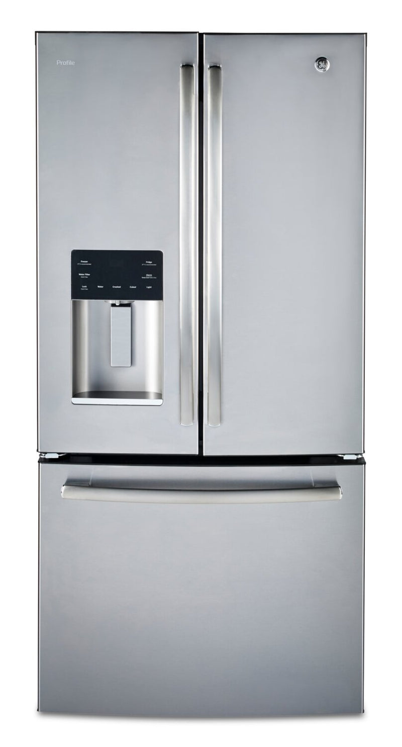 GE Profile 23.6 Cu. Ft. Fingerprint-Resistant French-Door Refrigerator - PFE24HYRKFS