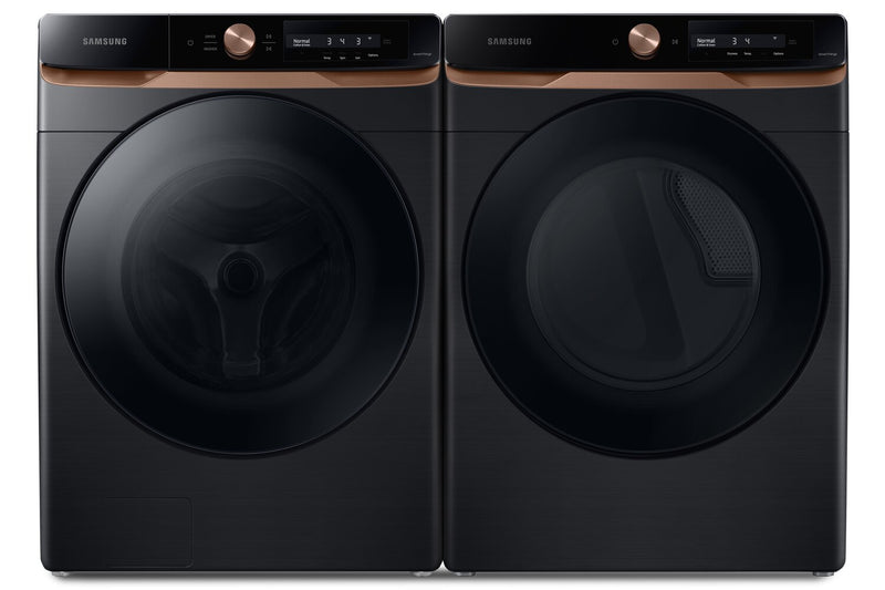 Samsung 5.3 Cu. Ft. Front-Load Washer and 7.5 Cu. Ft. Electric Dryer with Super Speed - WF46BG6500AVUS /DVE46BG6500VAC