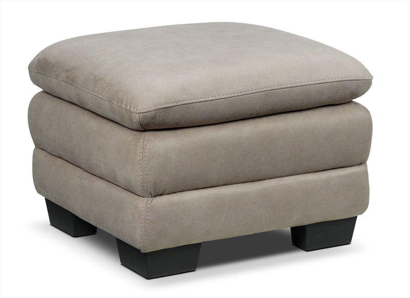 Maree Ottoman - Silver Grey