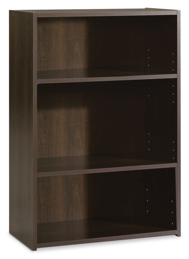 Currow 3-Shelf Bookcase - Cinnamon Cherry