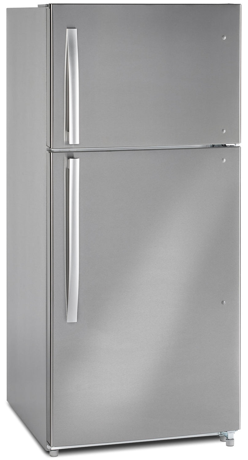 Moffat 18 Cu. Ft. Top-Freezer Refrigerator - MTE18GSKSS | Furniture.ca