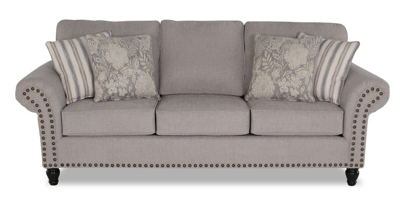 Norden Chenille Sofa - Grey