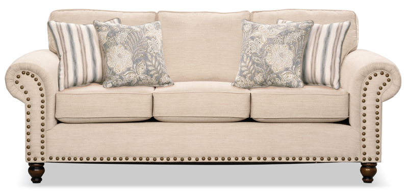 Norden Chenille Sofa - Linen