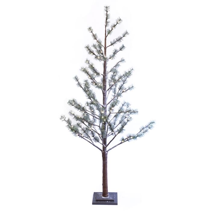 Aachener I 6ft Iced Pine Pre-Lit LED Christmas Tree