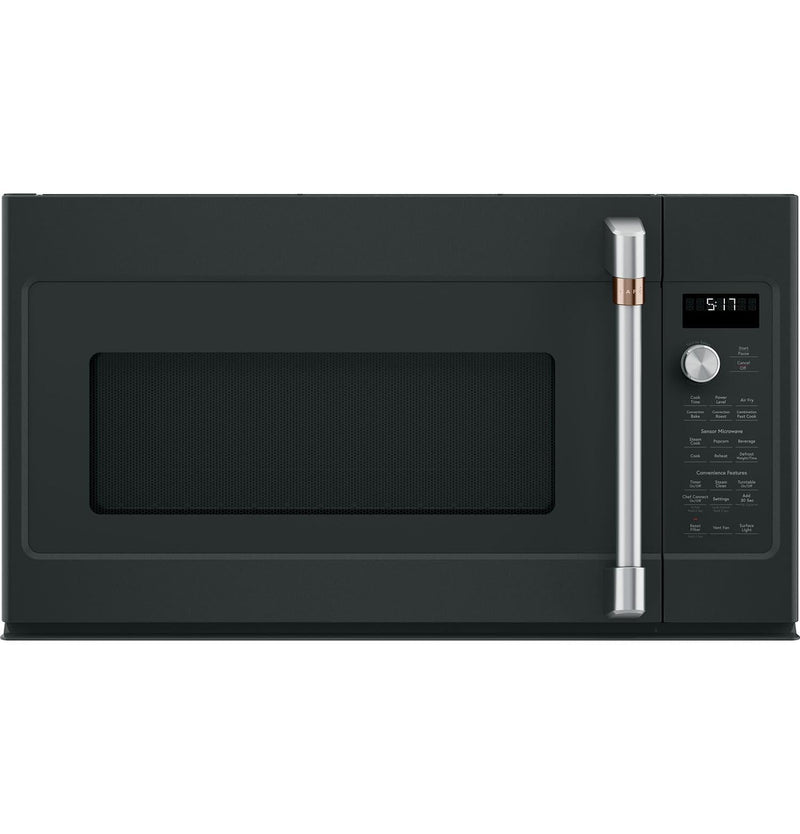 Café Matte Black Convection Over-The-Range Microwave (1.7 Cu Ft) - CVM517P3RD1