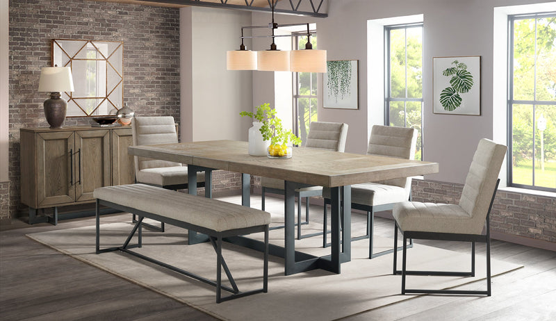 Torbram 6-Piece Dining Set - Brown/Beige