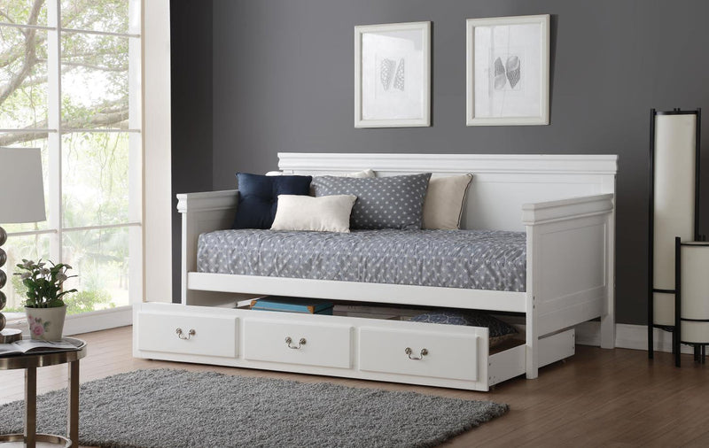 Stamen Trundle Day Bed - White