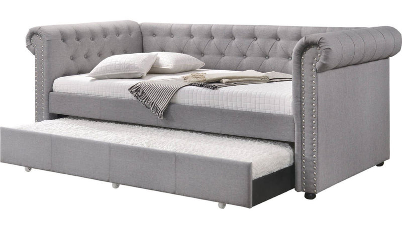 Carnaby Day Bed with Trundle - Smoke Grey