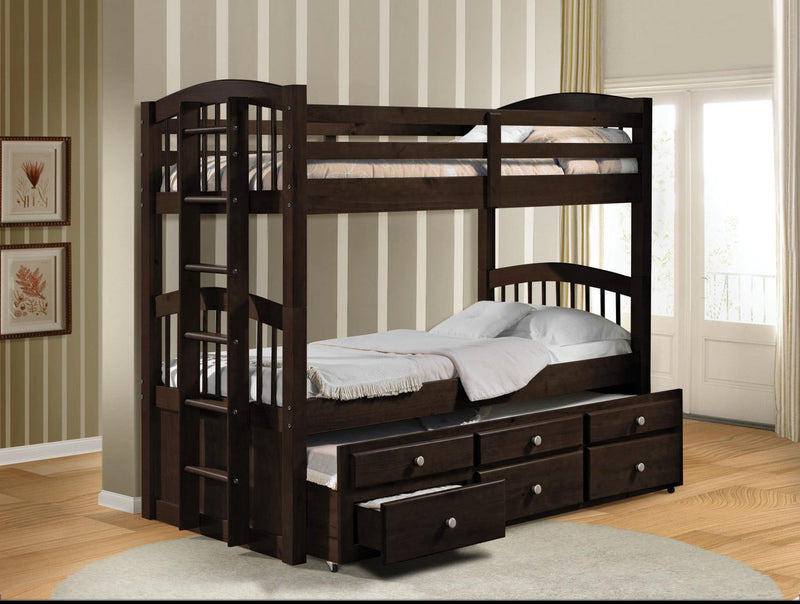 Kanye Bunk Bed - Mocha Espresso