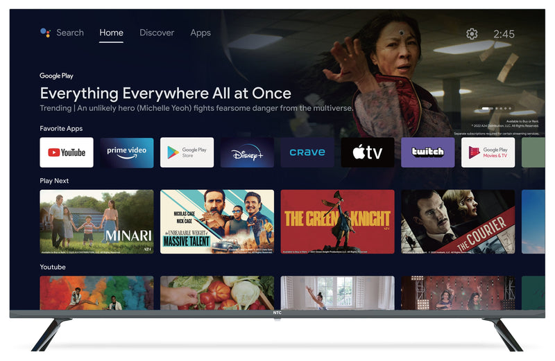 NTC 50" UHD Smart Android TV