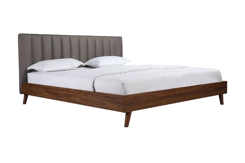 Fitzroy King Bed - Grey