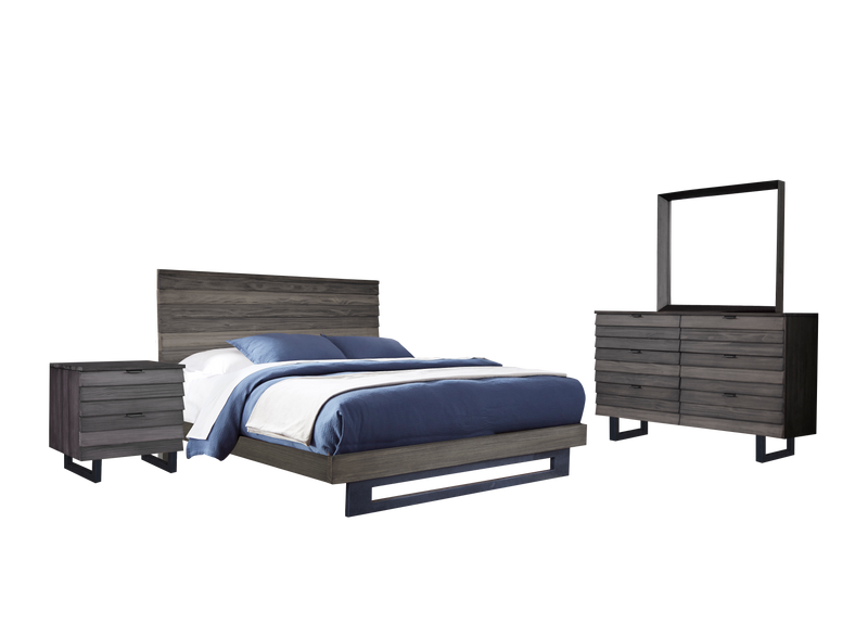 Bluffs 6-Piece Twin Bedroom Package - Graphite